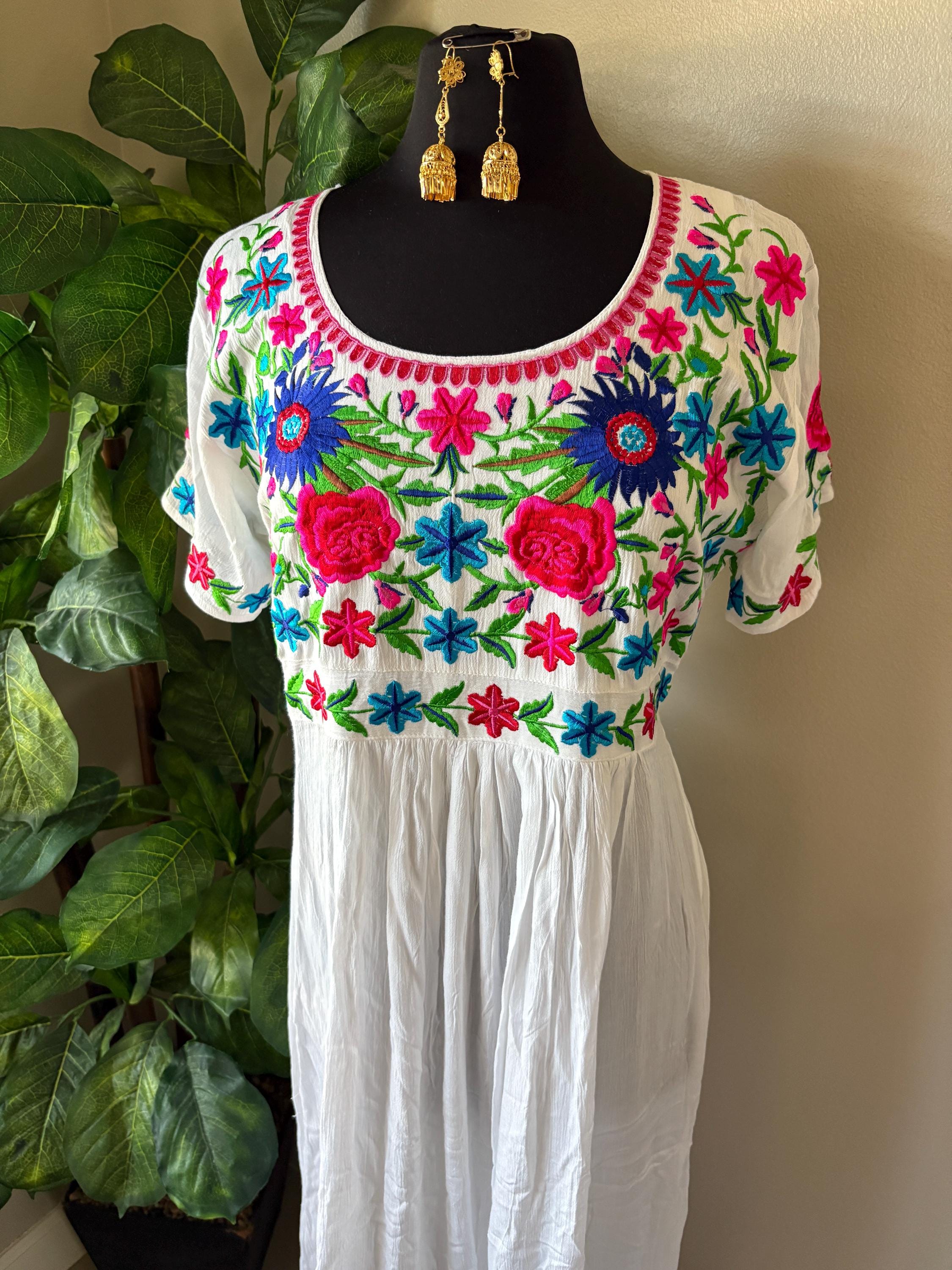 Image of Handmade Mexican Embroidered 