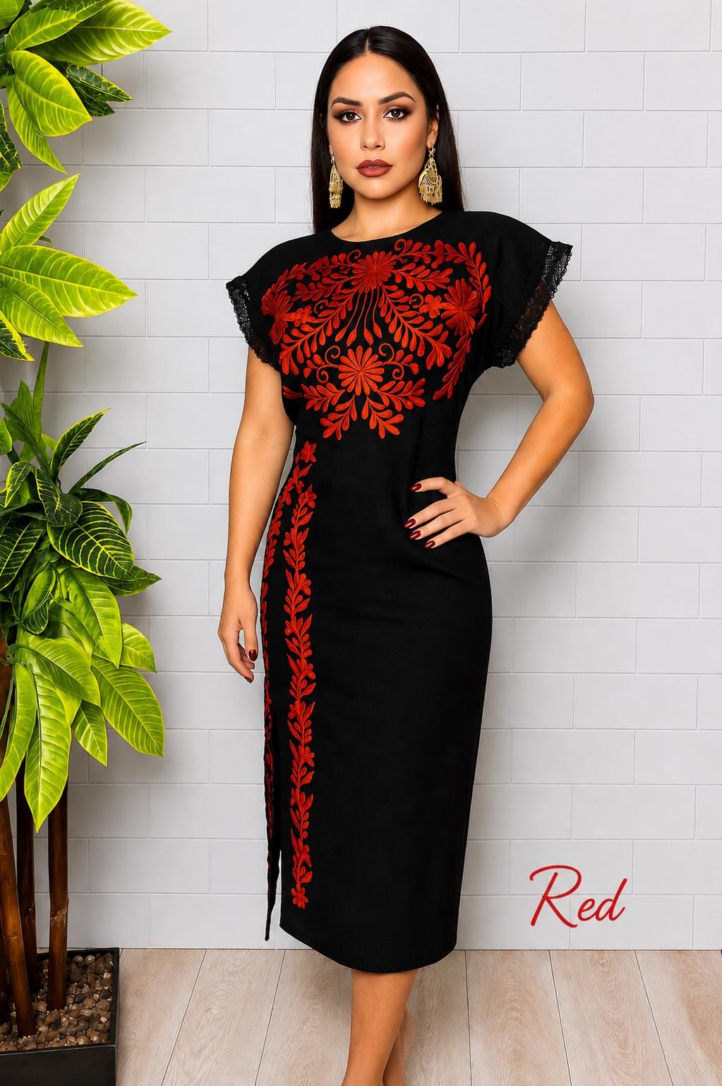 Image of Gorgeous Mexican Embroidered 