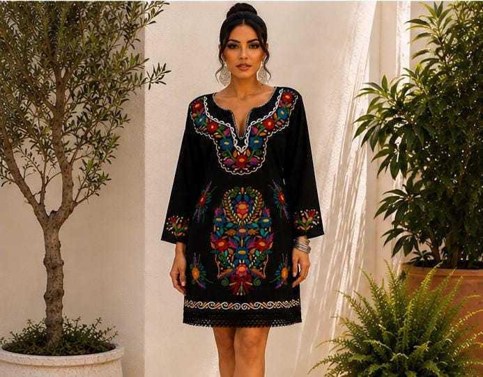 Image of Mexican Embroidered 