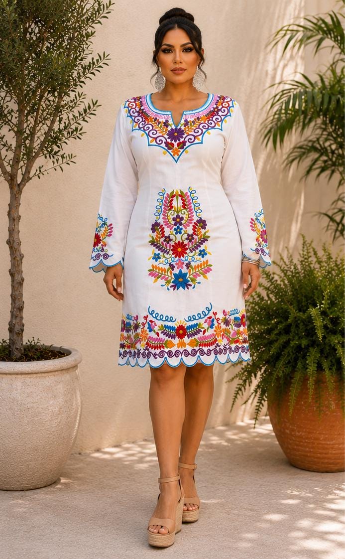 Image of Mexican Embroidered 
