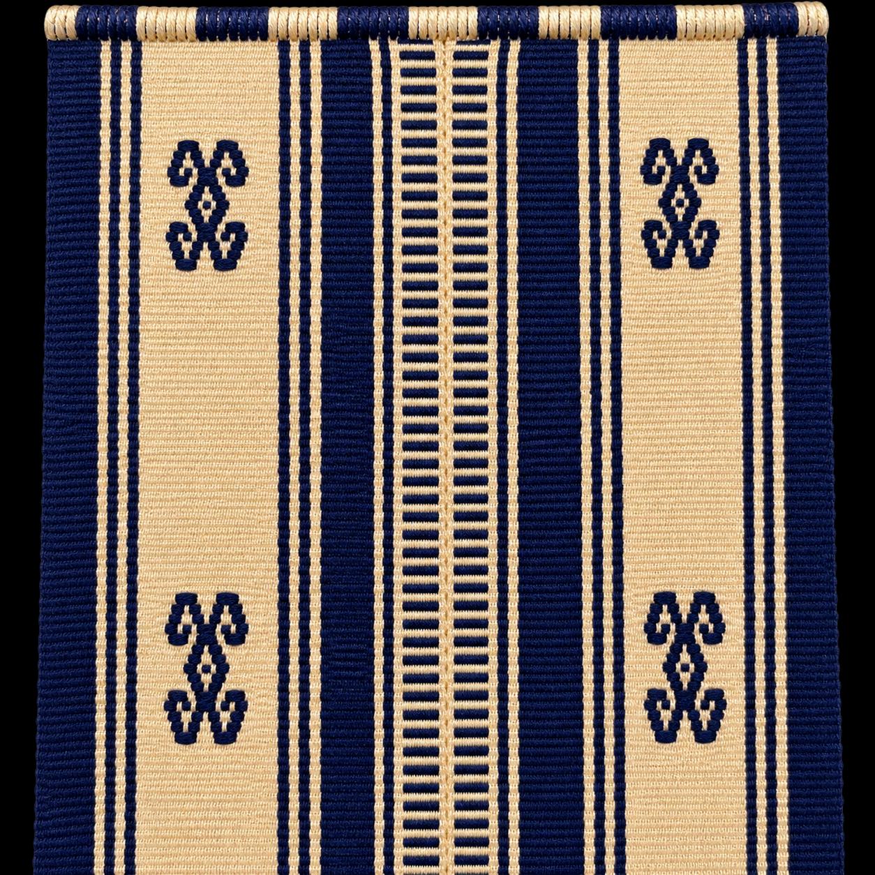 Image of Handmade Oaxaca Huipil Dress | Khaki & Navy blue colors Artisan Mexican Tunic, Boho Resort Wear