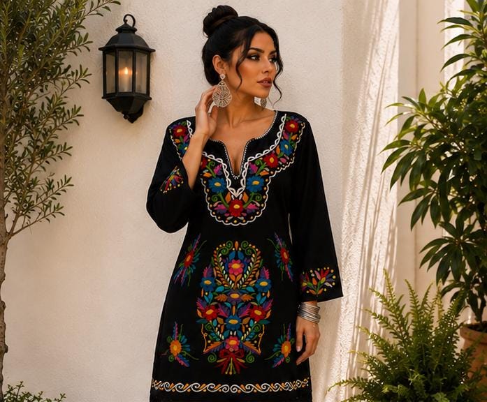 Image of Mexican Embroidered 