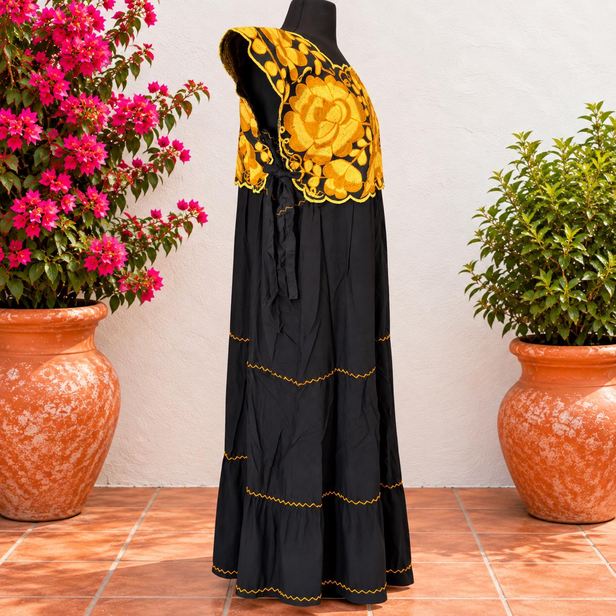 Image of Handmade Yellow & Black Oaxacan 