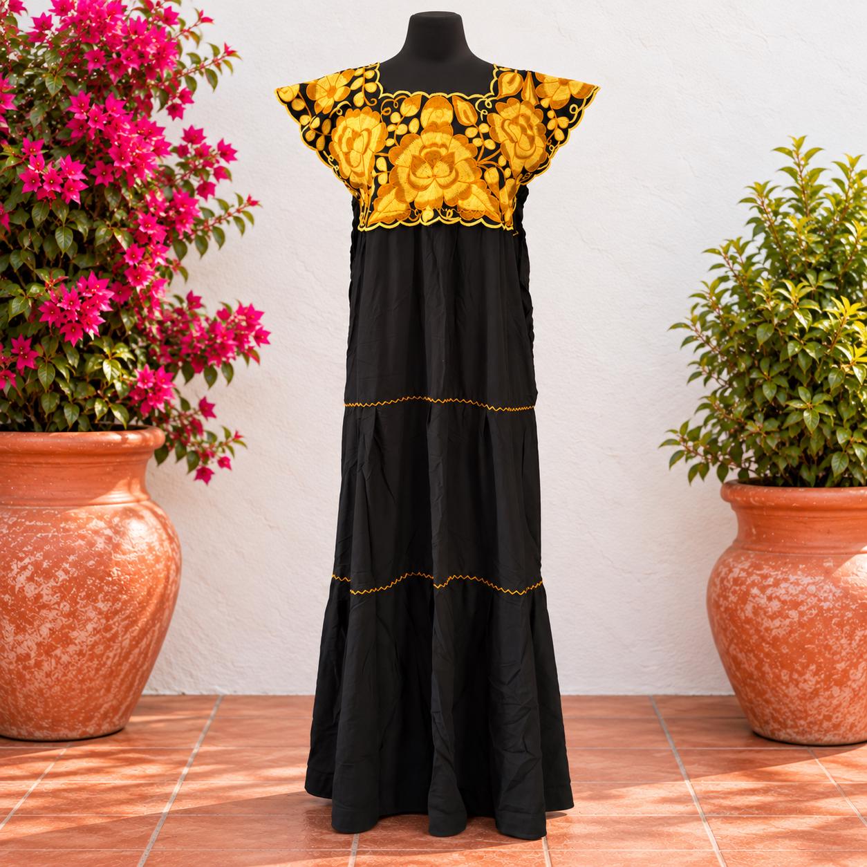 Image of Handmade Yellow & Black Oaxacan 