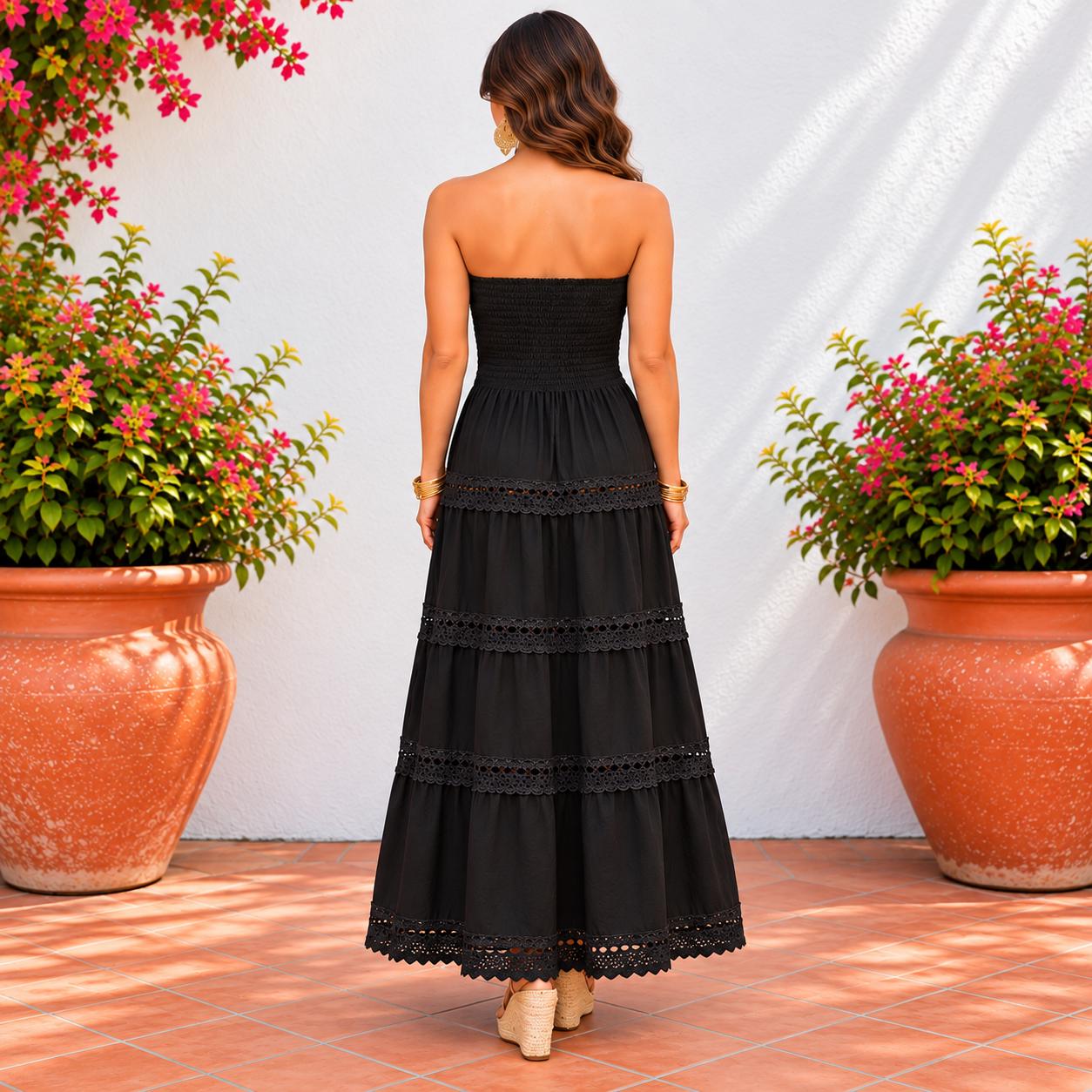 Image of Black Strapless 