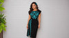 Gorgeous Mexican Embroidered "Maya" - Artisanal Dress - details crafted with Pedal machine - Simply  Elegant - Small - 2X