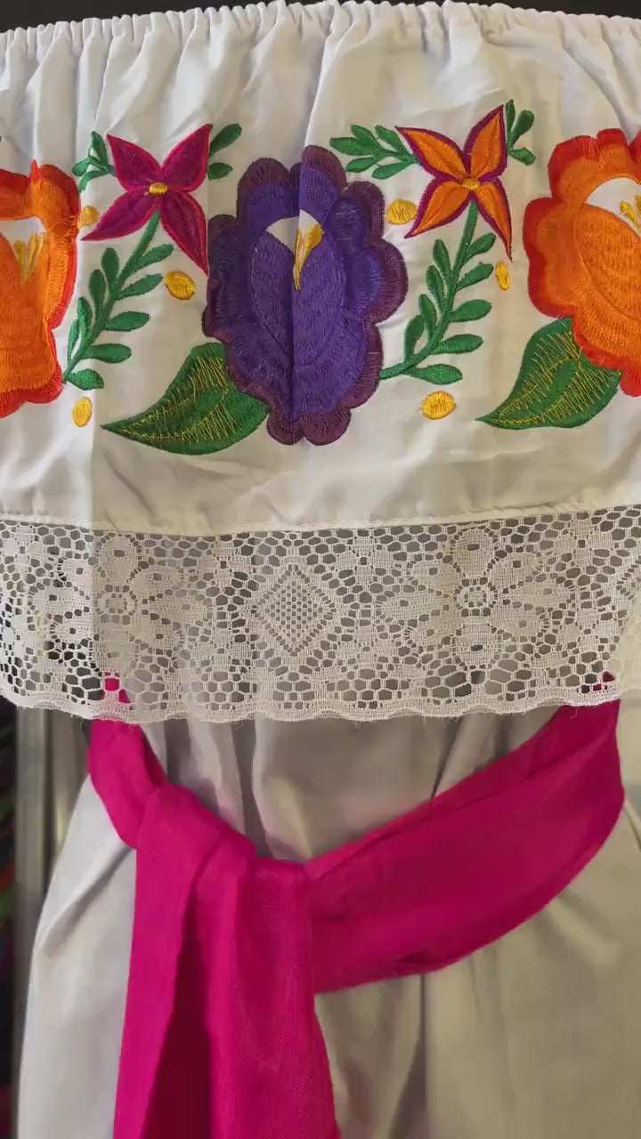 Peasant Ruffle Embroidered Blouse - Gorgeous Stylish and fresh Embroidered Blouse