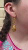 Oaxaca Artisan Earrings - Mexican Folkloric Bell Shape, 2.5" Long