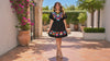 Plus Size Mexican Embroidered Dress, Floral Puebla Style, Lightweight Muslin Fabric