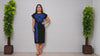 Black Maya Mexican Embroidered Dress – Artisanal Floral Folklorico Style