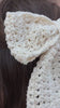 Crochet Hair Bow- Hair Bow, Coquette Bow, Coquette Aesthetic, Handmade Hair bow, Knitted hair Bow, Gift Ideas, Hair Clip, Kids Hair Bows