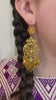 Heart-Traditional Mexican Artisanal Earrings - Gold Plated Beautiful Folkloric Earrings made by our Oaxaca Artisan Partners