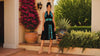 Mexican Embroidered Halter "Nayelli" Dress Small, Black Floral Fiesta Dress, Wedding Guest Cocktail Outfit, Cruise Resort Mexican Dress